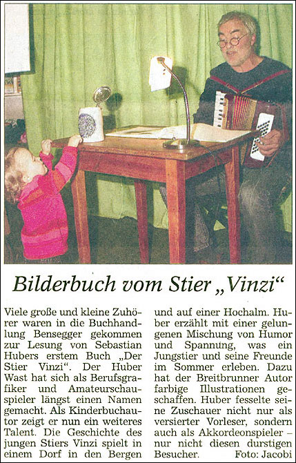 Artikel vom 06.12.2004 aus dem Oberbayerischen Volksblatt