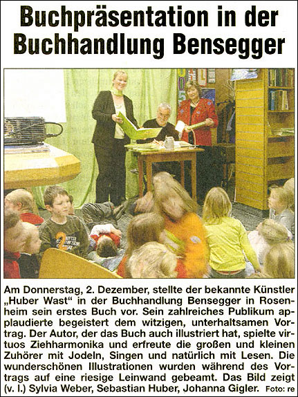 Artikel vom 08.12.2004 aus dem echo Rosenheim