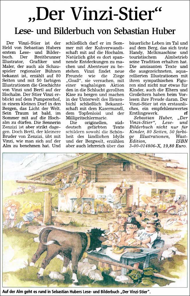 Artikel vom 17.12.2004 aus dem Oberbayerischen Volksblatt
